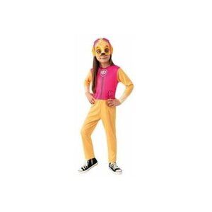 NWT Paw Patrol Skye Halloween Costume Girls XS 3-4 Jumpsuit Mask Rubie's Pink